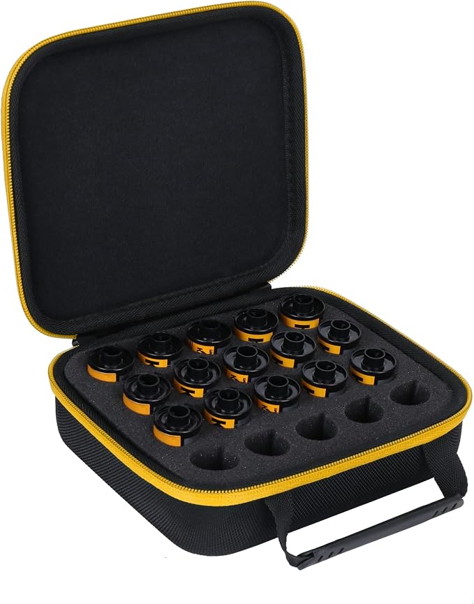 khanka Hard Carrying Case Compatible with Kodak 35mm film Photographic Film Storage Case for 20 Rolls (Film Not Included) by khanka