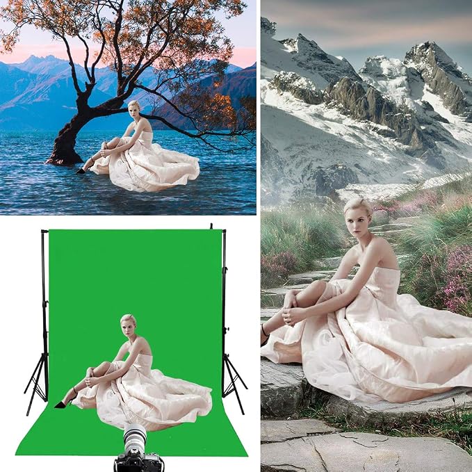 Hemmotop Chromakey Green Screen Backdrop, 6x9ft Background Fabric | Solid Chroma Green, Polyester Cloth, Perfect for Streaming Video Calls Zoom Studio, Ideal for Content Creators, Photography - Image 6
