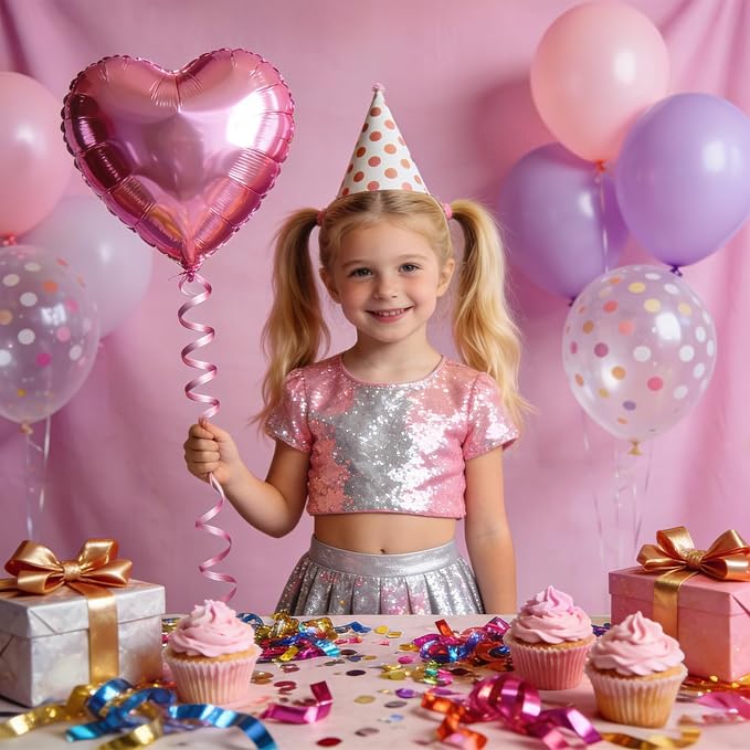 10x7FT Pink Backdrop Curtains for Parties, 5x7FT 2 Panels | Wrinkle Resistant Fabric Drapes for Photography Birthday Wedding Background Decorations Easy Hang Multipurpose Use - Image 6