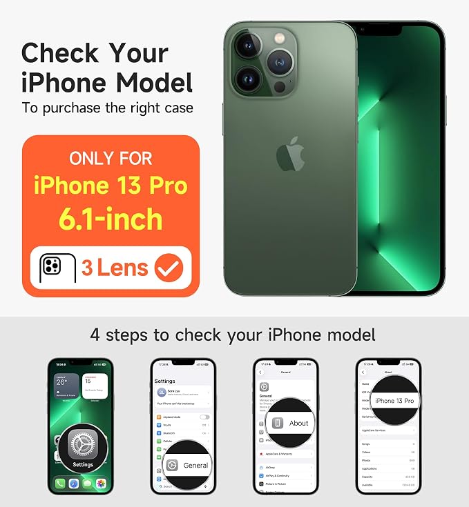 SURITCH for iPhone 13 Pro Case with Magnetic Camera Slide Cover and Adjustable Kickstand, Compatible with MagSafe, Shockproof Bumper Case Slim Protective Cover for iPhone 13 Pro 6.1 Inch, Green - Image 2