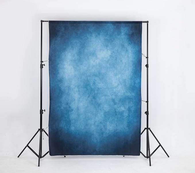 Kate 5x7ft Dark Blue Abstract Backdrops Blue Portrait Professional Backgrounds Retro Backdrop - Image 3