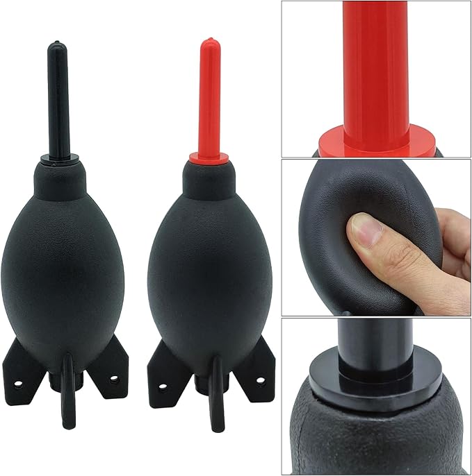 Lens Cleaning Kit Contains Rubber Rocket Air Blower Duster & Cleaning Pen | Equipped with air blowers and double-ended cleaning pen, removes dust & smudges for lenses, telescopes and digital screens - Image 2