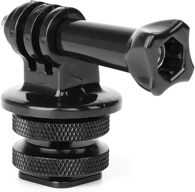 Anwenk Camera Hot Shoe Mount Adapter Compatible with GoPro Adapter Gopro Hero 7 6 5 4 Attaching on Gopro DSLR Camera or Ring Light Photography - Image 5