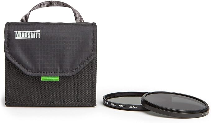 Think Tank MindShift Filter Nest Mini Storage and Protection Pouch for Round Camera Filters (up 82 mm), 4 Capacity by ThinkTankPhoto