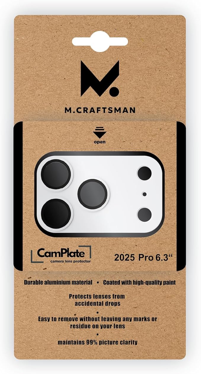 iPhone 17 Pro Camera Lens Protector, White | Aluminum, Sapphire Glass - Image 8