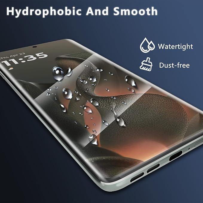 2 Pack for Motorola Edge 2025 Screen Protector Soft TPU Film | 2 Pack Camera Lens Protector with Installation Frame,Support Fingerprint Unlock, Touch Sensitive, Anti-Scratch, Case Friendly - Image 5