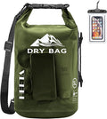 HEETA Dry Bag Waterproof Backpack with Phone Case 5L/10L/20L/30L/40L | Roll Top Lightweight Dry Storage Bag for Women Men, Travel Boating Kayaking Paddle Board Camping Beach Essentials Accessories by HEETA