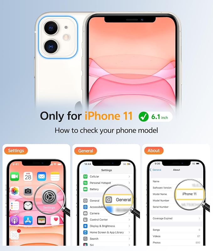 FNTCASE for iPhone 11 Phone Case, Fit for Magsafe, Full Camera Protection | Translucent Matte Back, Strong Magnetic Charging,14FT Military Grade Drop-proof, Anti Slip, Orange - Image 2