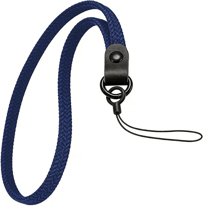 Elastic Nylon Wrist Lanyard for AirPods Case, Anti-Lost Strap for AirPods 1/2/3/Pro/Pro 2 Charging Case, Multi-Functional Wrist Strap for Phones Keys Cameras Small Gadgets, Atlantic Blue by YANTHKEY