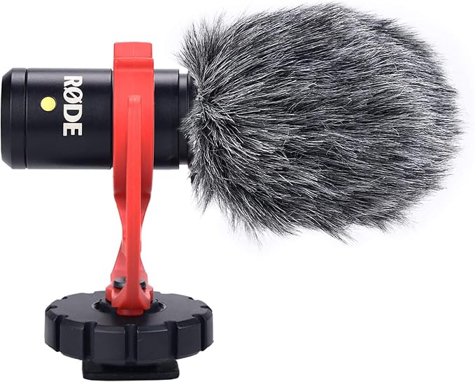SUNMON Furry Windscreen Muff, Mic Pop Filter/Foam Wind Cover fits Rode VideoMicro Videomic Me-L Shotgun Microphone (2 PACK) - Image 4