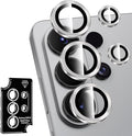 for Samsung Galaxy S26 Ultra Camera Lens Protector, Individual Metal Ring Tempered Glass Lens Cover, [Strong Adsorption] Scratch Resistant Ultra-Thin HD Clear Lens Cover, 1 Set-Gray by Btscase
