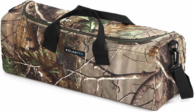 Rolanpro Telephoto Lens Camera Bag for Nikon 180-600mm/600mm F6.3, Camera Lens Pouch Case for Sony 200-600mm,for Canon 200-800 etc(Jungle) by Rolanpro
