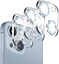 3 Pack Dengduoduo Tempered Glass Camera Lens Protector for iPhone 14 6.1" & iPhone 14 Plus 6.7", Glitter Bling Diamond, Ultra HD, 9H Hardness, Anti-Scratch, Case Friendly, Easy to Install [No Affect on Night Shots] by Dengduoduo