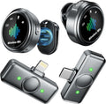 Magnetic Wireless Lav Mic for iPhone: Noise-Free Recording | Hi-Fi Recording Vlogging Recording - Wireless lavalier microphone for Android - Plug & Play for Content Creator by Unknown