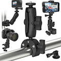 Super Mount Clamp Socket Arm 1/4"-20 Ball Head Adapter for Camera/Monitor/LED Lights/Microphone Accessories by Unknown
