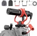 SMALLRIG Shotgun Mic for Camera, Video Microphone for DSLR & for iPhone, Camera Microphone for Sony and for Canon, with Shock Mount, Deadcat Windscreen, Dual Channel for Vlogging and Interview by SmallRig