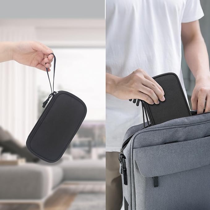 Lacdo USB Flash Drive Case with Labels, USB Case Organizer Thumb Drive Holder Portable Storage Bag Large Capacity for 20 SanDisk/Samsung Flash Drives Jump Drive Memory Stick, SD Card, Cable, Black - Image 6