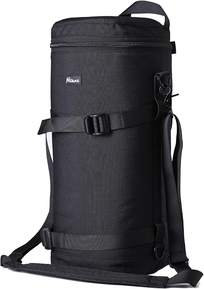 LB3 Deluxe Water-Resistant Camera Lens Pouch Case for Canon EF 100-400mm 100-500 70-200 180mm RF 600 Tamron SP 70-300mm FE 90mm Nikon AF-S 70-200mm & More, Lens Protective Bag - Image 8