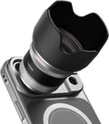 TELESIN 2X Telephoto Master Lens for iPhone 17 Pro Max with Hood/APP EIS | 105mm Authentic Portraits, 200mm Equivalent Optical Telephoto Extender for Wildlife/Sports/Concert Portrait Photography by telesin