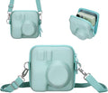 LTGEM Hard Case Compatible with Fujifilm Instax Mini 13, Mint Green | Fits Fujifilm Instax Mini 13/12/11/10/9, Hard Carrying Travel Camera Bag with Shoulder Strap by LTGEM