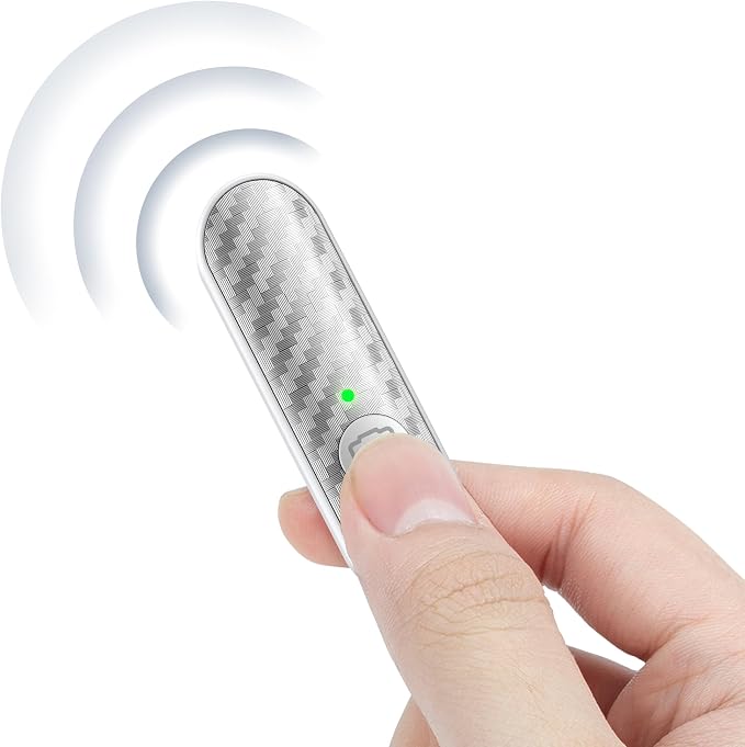 ATUMTEK Bluetooth Remote Shutter, Carbon Fiber Design, Rechargeable Camera Remote Control for iOS & Android Smartphones, Compact and Portable, with Type-C Charging, 10m Remote Range, Bluetooth 5.0 - Image 2