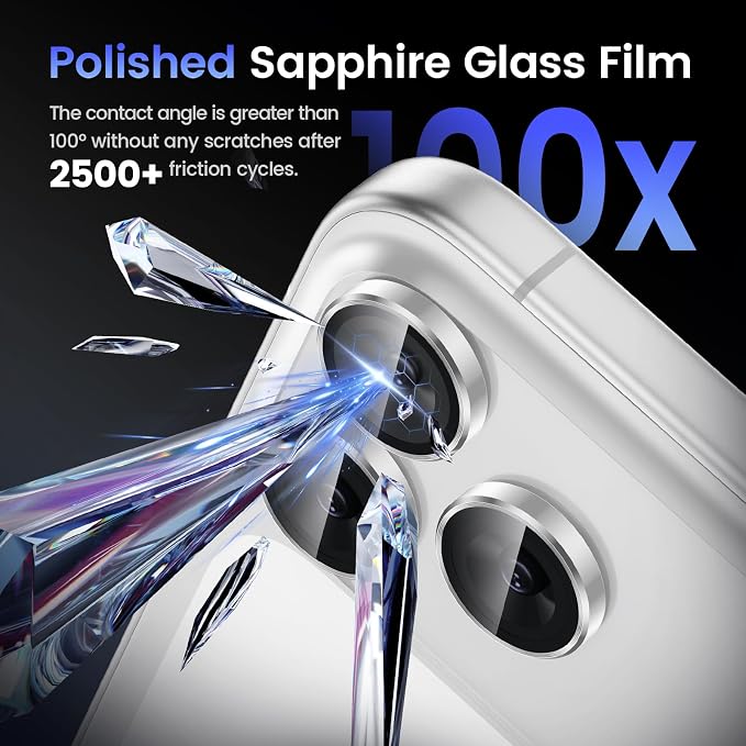 Tensea Camera Lens Protector Compatible for iPhone 17 Pro Max/17 Pro | Metal Aluminum Alloy Tempered Glass Cover Camera Screen Protector Accessories, Case Friendly - Image 6