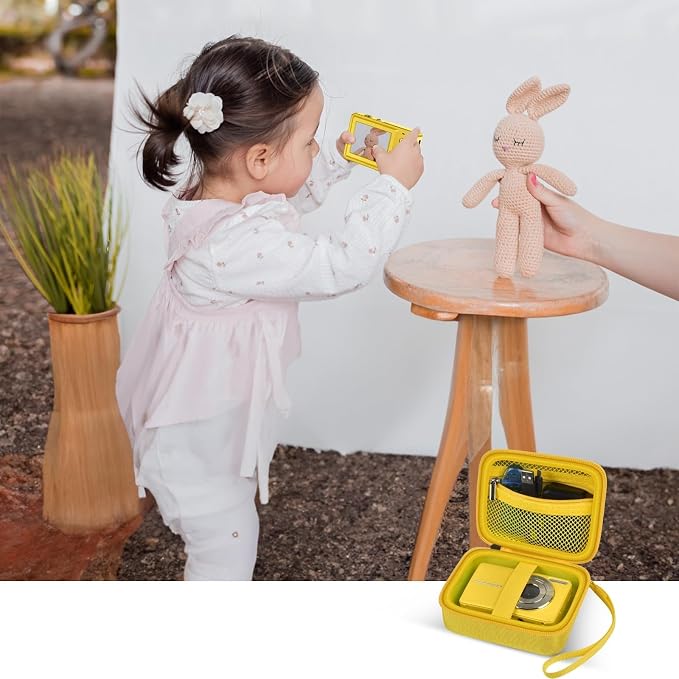 ALKOO Digital Camera Case for CAMKORY, Camera Pouch for KODAK Pixpro -Yellow - Image 7