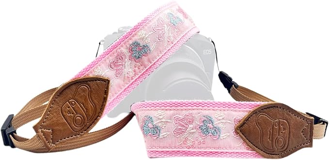 Camera Straps for Photographers, 1.5" Leather Camera Neck Strap, Quick Release Shoulder Camera Strap for All Cameras by Unknown
