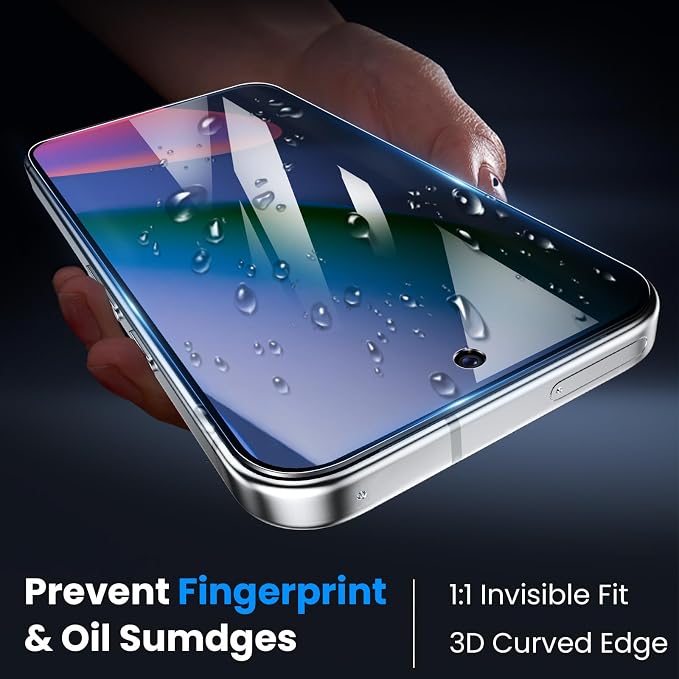 for Google Pixel 10 Privacy Screen Protector & Camera Lens Protector | 2+2 Pack, Support Fingerprint Unlock, Fit Lens Cutouts, Anti Spy Tempered Glass Film, Anti-dust, Easy Installation Tool - Image 6