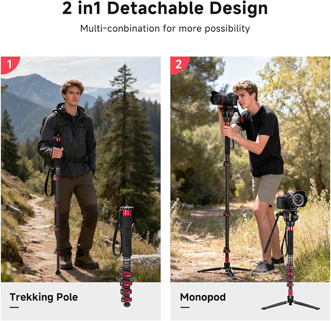 Avella C325 Carbon Fiber Camera Monopod, 58 Inch - Image 6