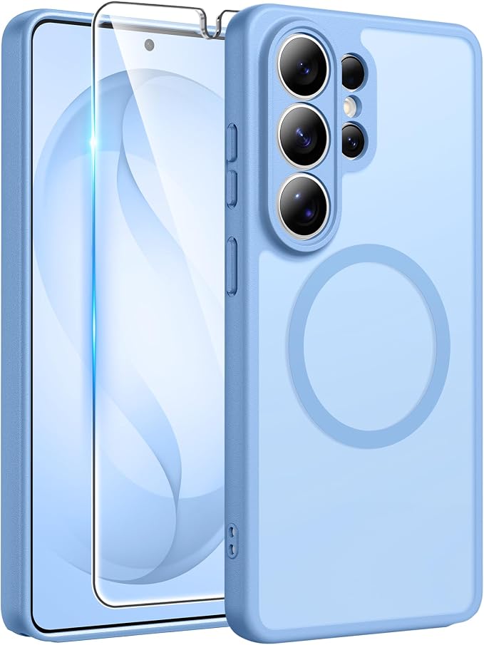 FNTCASE for Samsung Galaxy S26 Ultra Case, Compatible with Magsafe | Screen Protector, Full Camera Protection, Translucent Matte, 14FT Military Grade Drop Proof, Protective Phone Cover by FNTCASE