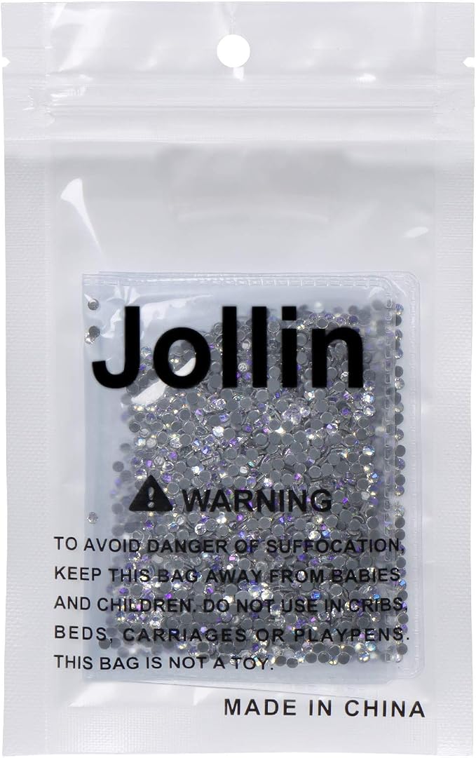Jollin Hotfix Rhinestones Flatback Crystal Gems 2.4mm SS8, Moonlight | 2880pcs Hot Fix Crystals Glass Rhinestones for Bedazzling, Crafting, Clothes, Shoes & Accessories DIY Decoration - Image 7