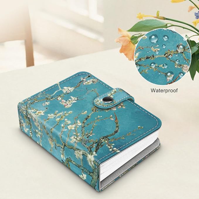 Fintie Mini Photos Album Book for 2x3 Inch Films - 52 Pockets Small Albums | For Fujifilm Instax Mini, Polaroid Hi-Print Pictures, Portable Kpop Photocard Holder, Travel Memory Book, Blossom - Image 6