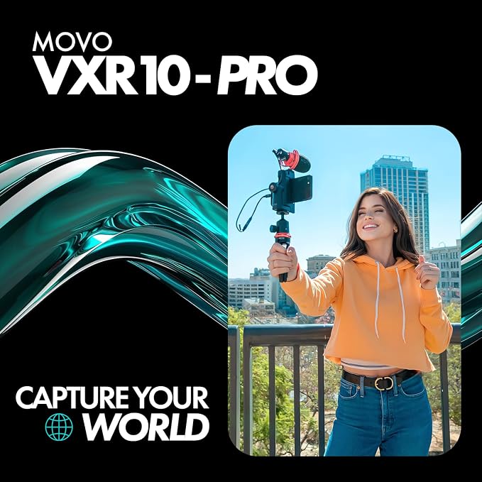 Movo VXR10-PRO Professional Video Microphone for Camera with Rycote Lyre Shock Mount - Shotgun Mic Compatible with DSLR Cameras and iPhone, Android Smartphones - Image 2