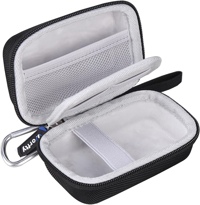 Digital Camera Case for FJFJOPK/for Lecnippy 4K Vlogging Camera/SECHKISS/Fleafer Upgrade FHD 1080P Digital Camera with Mesh Pocket for Accessories SD Card Cable (Case Only) (Black) - Image 7