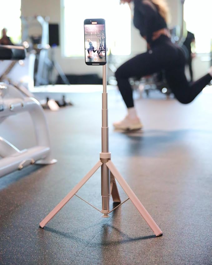 KraftGeek Magnetic Phone Tripod for iPhone, JustTap Tripod for MagSafe | 66" Auto-Open Selfie Stick Tripod, N52 Magnetic Mount, Portable Phone Tripod Stand for Travel, Video Recording & Vlogging - Image 8