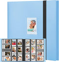 560-Pocket Photo Album for Instax Mini & Polaroid 2x3 Pictures, Blue | Large Capacity Photo Book, Elastic Band Closure, Safely Holds Your Unique Memories for Secure Storage and Easy Viewing by Rekeen