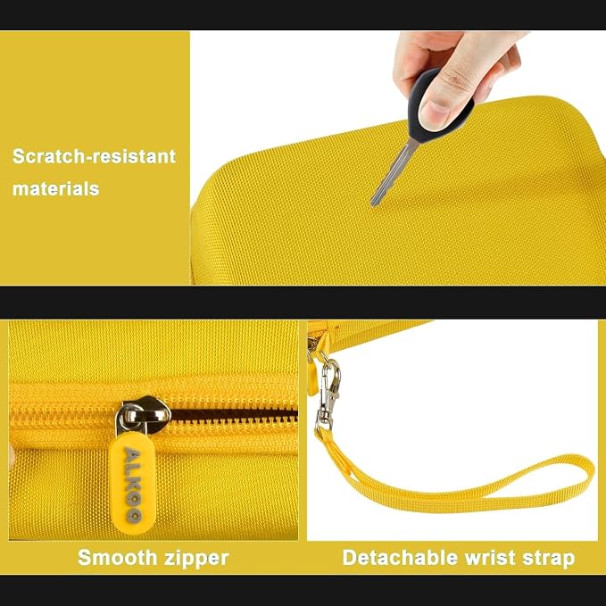 ALKOO Digital Camera Case for CAMKORY, Camera Pouch for KODAK Pixpro -Yellow - Image 4