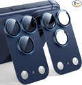 TAURI 2 Pack for iPhone 17 Pro Camera Lens Protector, Deep Blue | Full Coverage Military-Grade Shatterproof, Upgrade AR Anti-Reflection Ultra Clear Transmission & Case Friendly by TAURI