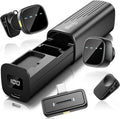 Facmogu K26 AI Noise Reduction Wireless Lavalier Microphone for Android & iPhone15/16/17(USB-C Plug), Reverb, Magnetic Mini Lav Mic Lapel Clip on Mic with Charging Case for YouTube, TikTok, Vlogging by Facmogu