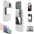 Amaran Go Magnetic Selfie Phone Light,Dual LED Light Source (Charcoal) | with Adjustable Mirror Light CCT 2700K-6500K,Rechargeable for Selfie,Makeup,Video Conference,TikTok,for iPhone & Android by Aputure