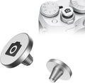 JJC Soft Shutter Release Button Fujifilm X100VI XT50 XM5, Camera Pattern | for Fuji Fujifilm X-M5 X-T5 X-T50 X-T30 III II X-PRO3 X100 VI V X-E5 X-E4 X Half Leica Q3 M10 Sony RX10 RX10 III Nikon Zf Df by JJC