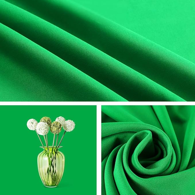 10X12ft Green Screen Backdrop for Photography, LCUIRC Chromakey Polyester Collapsible Greenscreen Background for Streaming, Photography, Zoom Meeting, Video Editing, Podcasting - Image 6