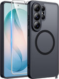FNTCASE for Samsung Galaxy S26 Ultra Case, Compatible with Magsafe Black | Screen Protector, Full Camera Protection, Translucent Matte, 14FT Military Grade Drop Proof, Protective Phone Cover by FNTCASE
