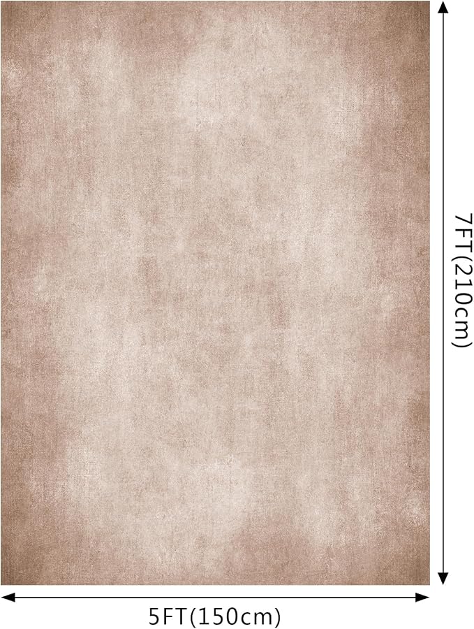 Beige Photo Backdrop Studio Abstract Texture Photography Background 5x7ft | Creative Background Photography Studio Shooting Canvas Professional Portrait - Image 2