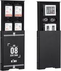 8 Slots Pop-Up Memory Card Holder SD CFexpress Type-B XQD Case | Stores 4 SD, 2 Micro SD, 2 CFexpress Type-B/XQD cards with shockproof EVA foam slots, pop-up push design by KIWIFOTOS