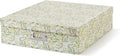 Soul & Lane - Photo Memory Storage Box, 14.8x13x3.7 In, Citrus Garden | Large Scrapbook Keepsake Organizer with Lid, Decorative Cardboard Album Storage for Photos, Stationary and Memorabilia by SoulLane