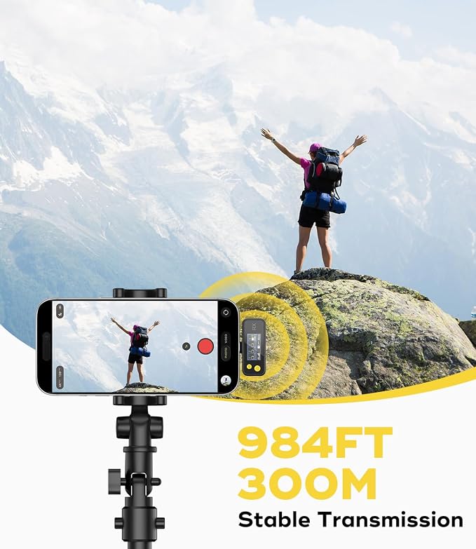 FULAIM 4-Pack Wireless Lavalier Microphone for iPhone Android Camera PC | 21H Battery Life with Charging Case, AI Noise Cancellation, 300m Range, Lapel Mini Mic for Vlog Interview TikTok - Image 6