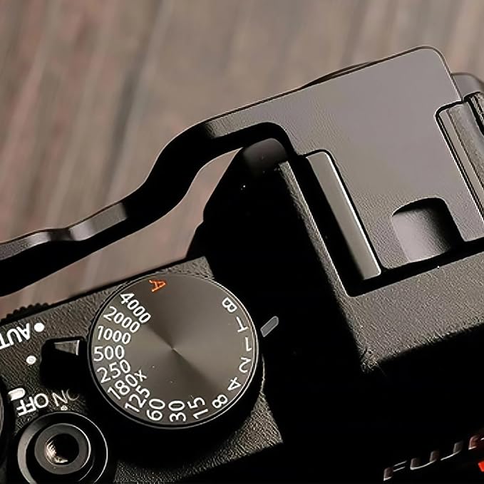 Metal Thumb Up Grip for for Fuji Fujifilm XT50 XT5 XT4 XT3 XT30 XT2 XT20 XT10 Digital Camera Hot Shoe Thumb Hand Grip Accessories (Black) - Image 7