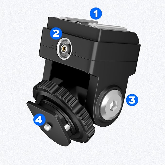 PIXEL Standard Hot Shoe Adapter with Extra PC sync Connection Port & 3.5mm Mini Phone Connection Port for Connecting Cameras to Additional Off-Camera Flash,Studio Light,Strobes or Other Accessories - Image 7